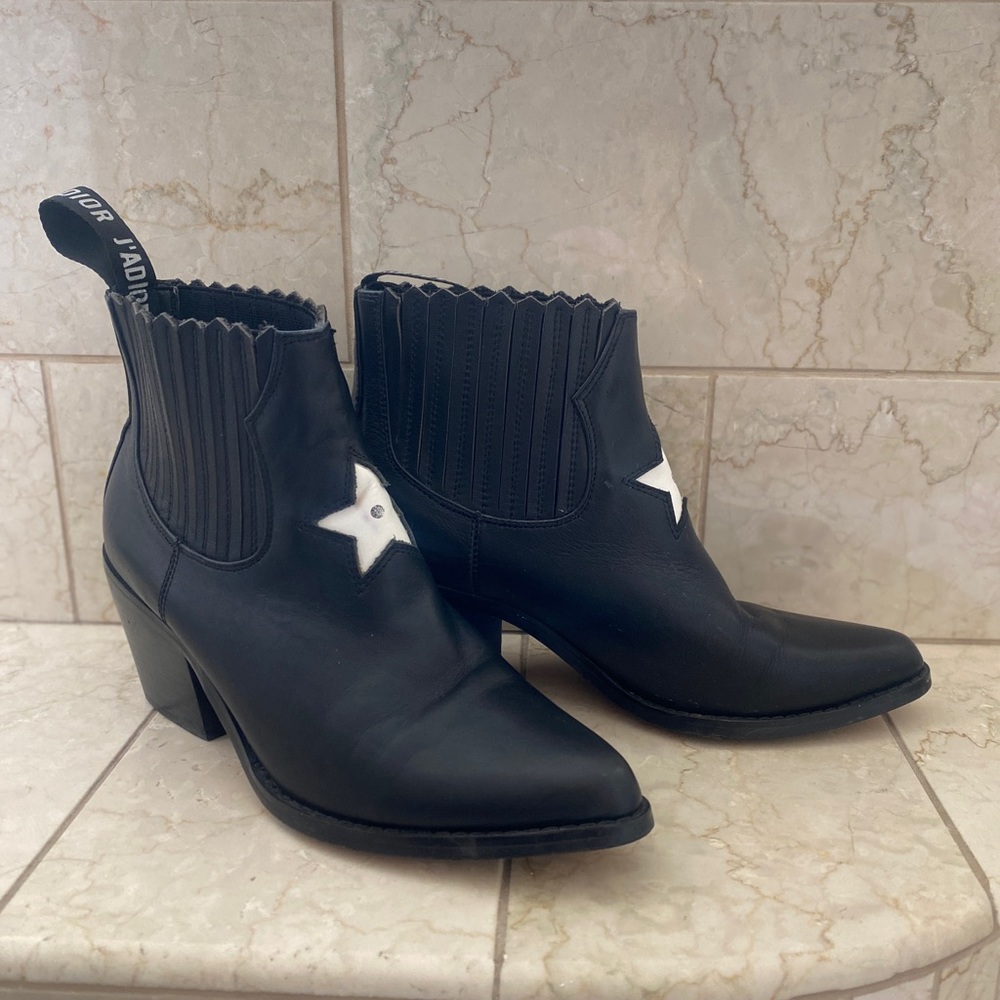 Dior Western Style Cowboy Short Boots 37 7